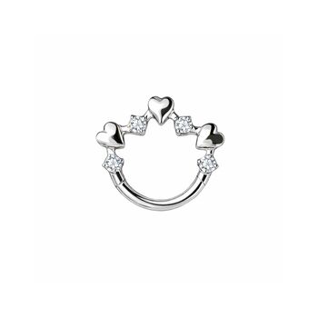 Hearts Desires 8mm Titanium Daith Hoop, 2 of 5