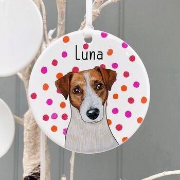 Personalised Dog Ceramic Decoration, 10 of 12