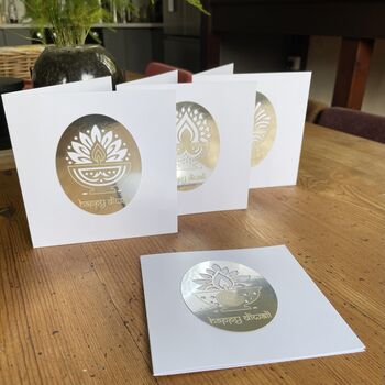 Set Of Four Festival Of Light Cards, 8 of 8