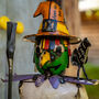 Recycled Tin Witch Scarecrow Halloween Decoration, thumbnail 2 of 5