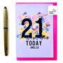 Personalised Floral Number Birthday/Anniversary Card, thumbnail 1 of 4