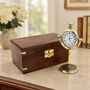 Personalised 50th Golden Wedding Anniversary Desk Clock Gift, thumbnail 1 of 11