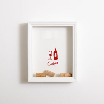 Cheers Wine Cork Collector Frame, 3 of 5