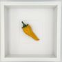 Kitchen Wall Decor: Yellow Chilli Wall Art, thumbnail 3 of 4
