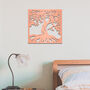 Square Framed Tree Of Life Wooden Wall Art Room Decor, thumbnail 3 of 8