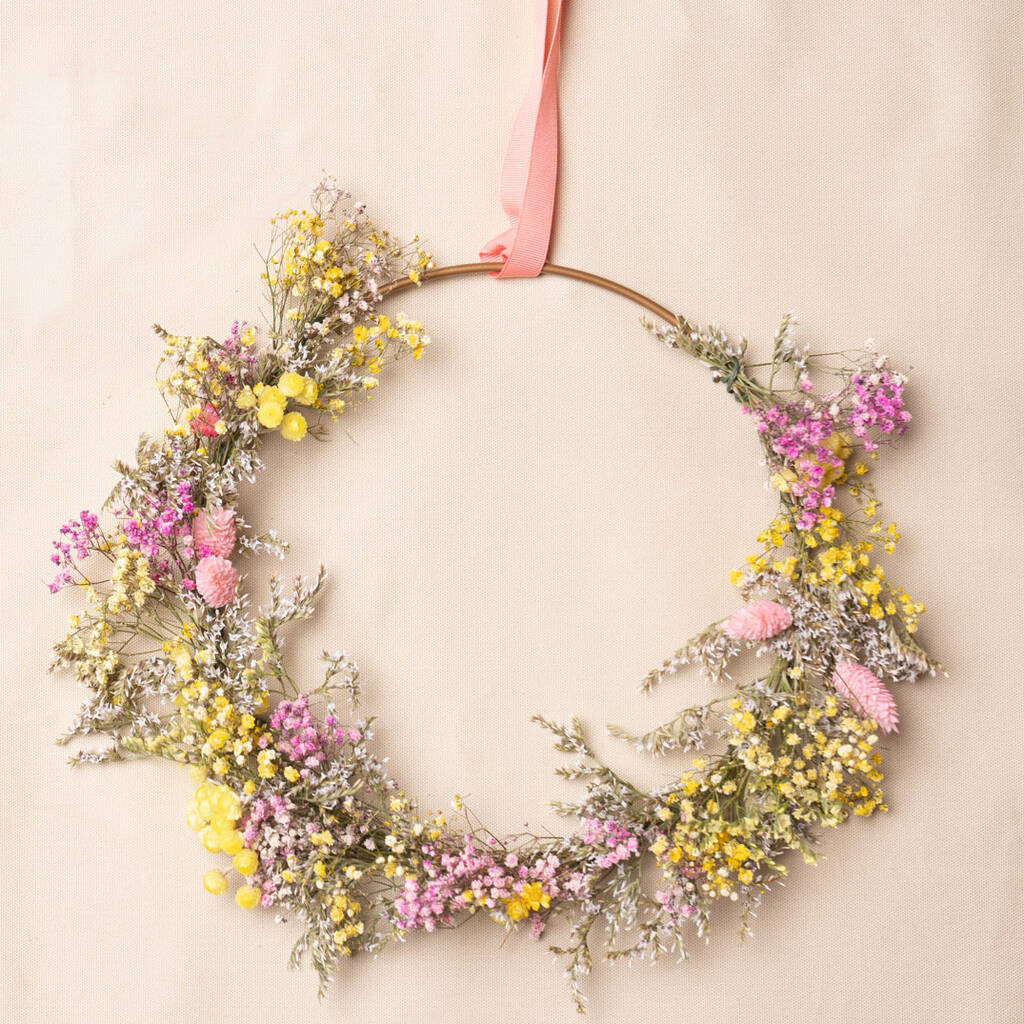 Dried Floral Wreath, 1 of 2