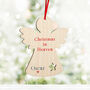 Christmas Tree Decoration Personalised Reindeer Wooden, thumbnail 5 of 7