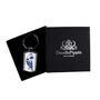 Blue And White Lovebird Millefiori Keyring, thumbnail 3 of 9
