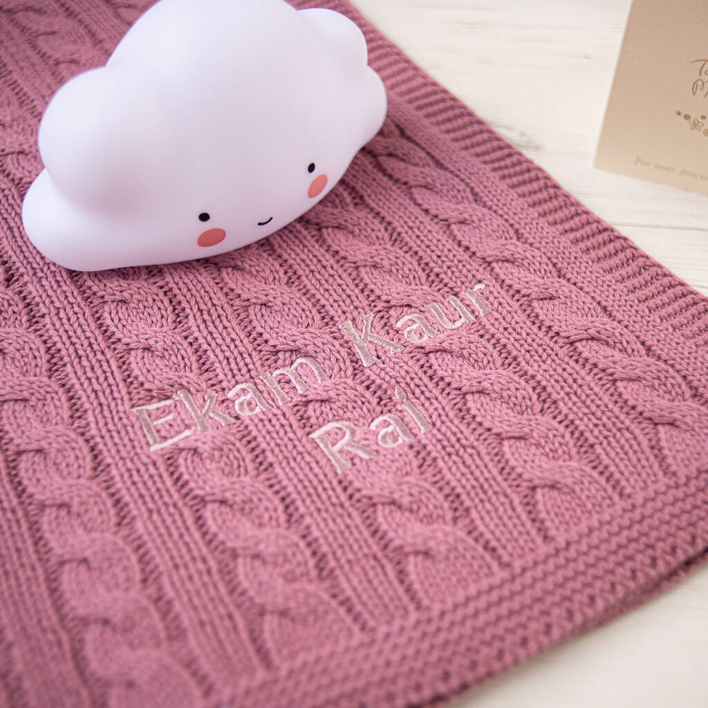 baby girl cricket jumper and blanket gift set by toffee moon