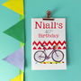 Personalised Cycling Birthday Card, thumbnail 1 of 4
