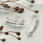 Sterling Silver Blooming Ear Climbers, thumbnail 6 of 7