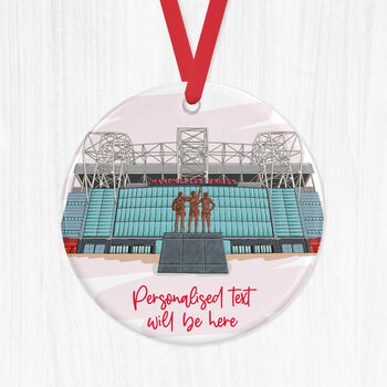 Personalised Manchester United Ornament, 2 of 4