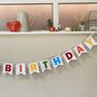 Personalised Felt Garland, Happy Birthday Bunting, thumbnail 4 of 5