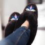 The Dark Grey Sheepers Slippers, thumbnail 1 of 12