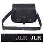 Personalised Leather Classic Saddle Bag In Black, thumbnail 7 of 10
