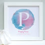 Personalised Christening Watercolour Framed Print, thumbnail 7 of 11