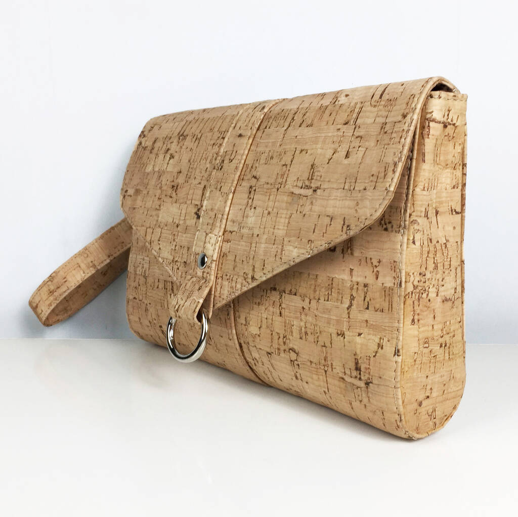 Sustainable Cork Classic Clutch Bag, 1 of 7