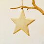 Set Of Three Large Golden Christmas Tree Decorations, thumbnail 3 of 5