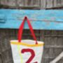 Genoa Upcycled Sailcloth Tote Bag, thumbnail 4 of 8