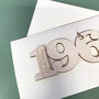Personalised 1963 60th Anniversary Year Card, thumbnail 6 of 10