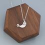 Sterling Silver Cute Seal Pendant Necklace, thumbnail 1 of 9