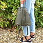 Women's Genuine Leather Backpack, thumbnail 8 of 10