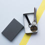 Personalised Leather Keyring With Metal Photo Plate, thumbnail 6 of 7