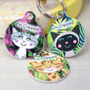 Cat ID Name Tag Personalised Jungle Themed, thumbnail 6 of 8
