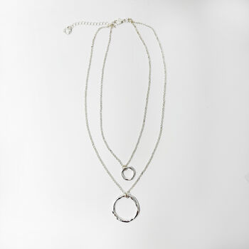 Two Layer Ringed Necklace, 7 of 7