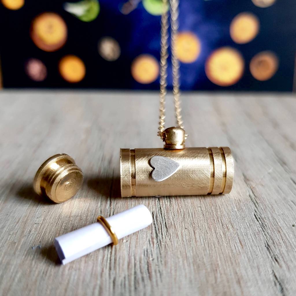 Secret Capsule Keepsake Pendant By Katie Weiner Jewellery