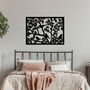 Metal Bird Tree Wall Art For Bedroom Or Living Room Decor, thumbnail 1 of 11