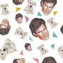 Hoff And Puppies Gift Wrap, thumbnail 2 of 2