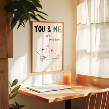 You And Me Retro Music Giclée Art Print, 7 of 8