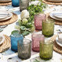 Vivaldi Colourful Embossed Short Glass Tumblers, thumbnail 5 of 5