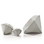 Set Of Three Concrete Diamond Paperweights, thumbnail 2 of 6