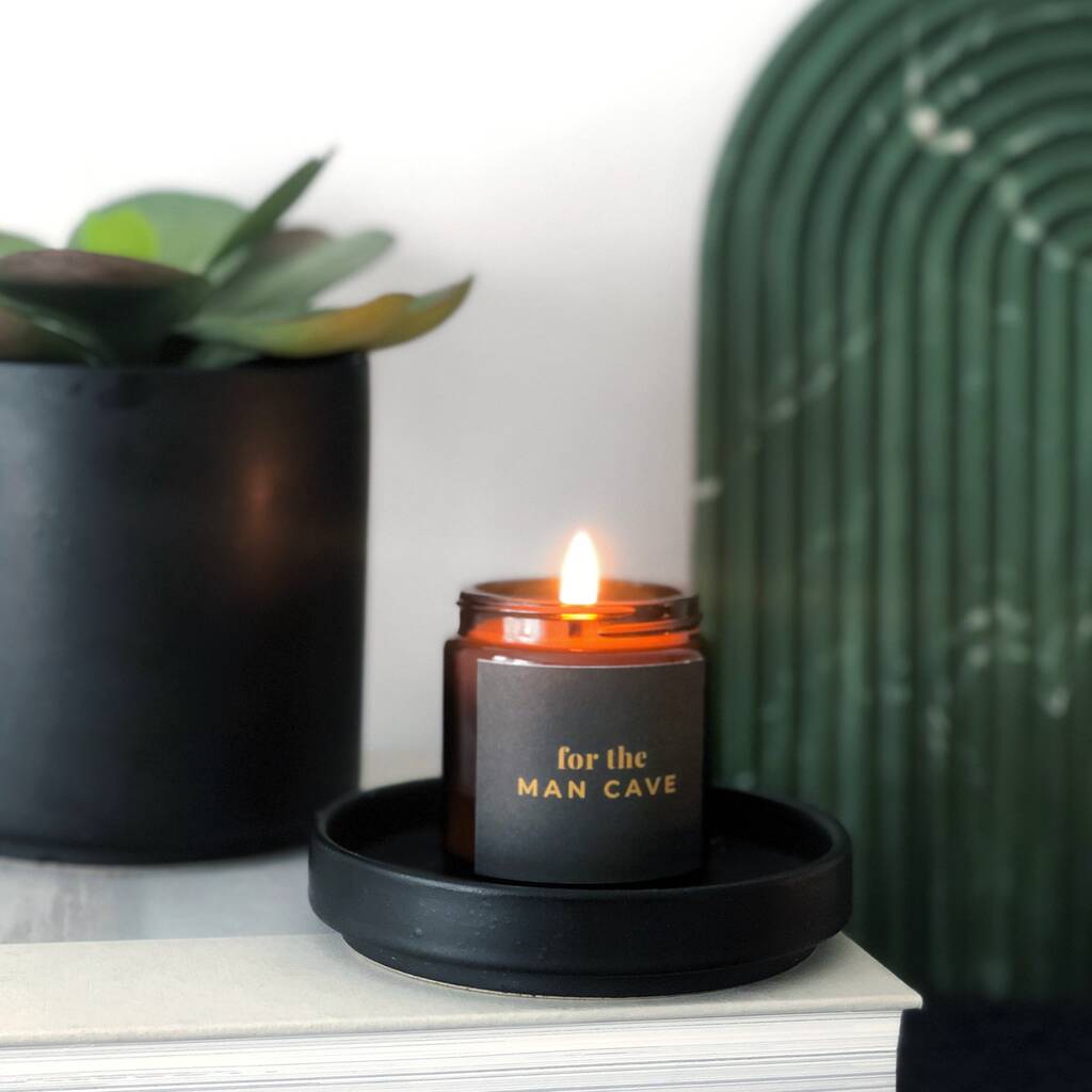 Man Cave Personalised Candle Gift For Men By Little Karma Co