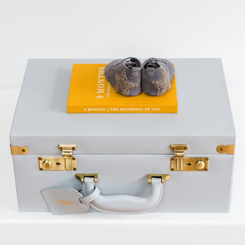 Personalised Lifetime Memory Suitcase Keepsake Box, 4 of 10