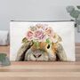 Floral Bunny Makeup Bag, thumbnail 1 of 2