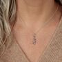 Vintage Teddy Bear Charm Necklace, Sterling Silver Or Gold Plated, thumbnail 4 of 10