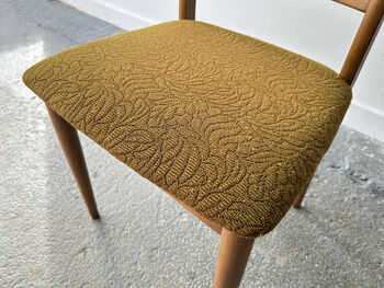 Set Of Mid Century Schreiber Dining Chairs 1960s 70s, 8 of 9