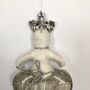 Beaded Christmas Tree Topper 'Pearl', thumbnail 9 of 10