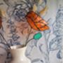 California Poppy Stained Glass Flowers, thumbnail 2 of 6