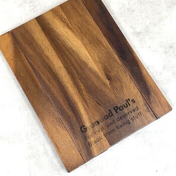 Personalised Wooden Sofa Tray, 7 of 7