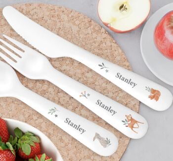 Personalised Woodland Animals Plate, 7 of 7