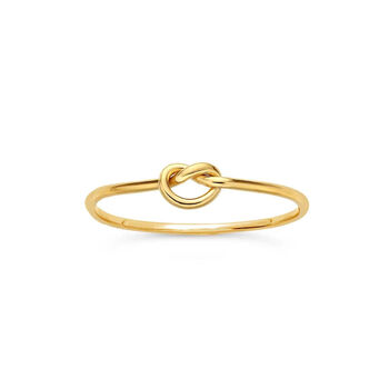 Skinny Gold Filled Knot Ring, 3 of 8