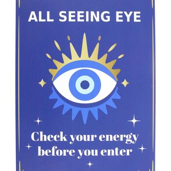 Protection All Seeing Eye Metal Hanging Sign, 2 of 3