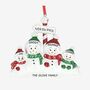 North Pole Christmas Tree Decoration With Personalised Name, thumbnail 1 of 4