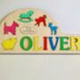 Creative Personalised Puzzle With Animals Ornaments, thumbnail 1 of 2