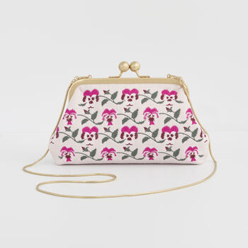 Pansy Victoriana Pink Clutch, 2 of 8