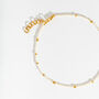 Beaded Pearl And Gold Vermeil Plated Necklace, thumbnail 5 of 6
